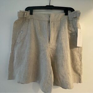 Athleta linen voyager shorts